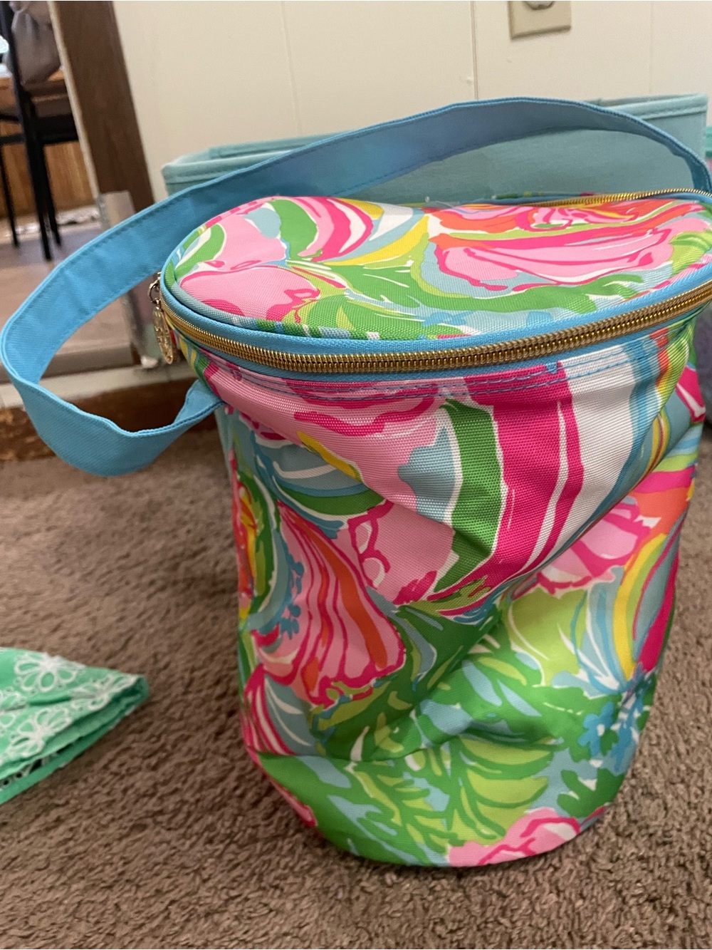 Lilly Pulitzer Cooler Bag - Multi Pink, Green, Blue